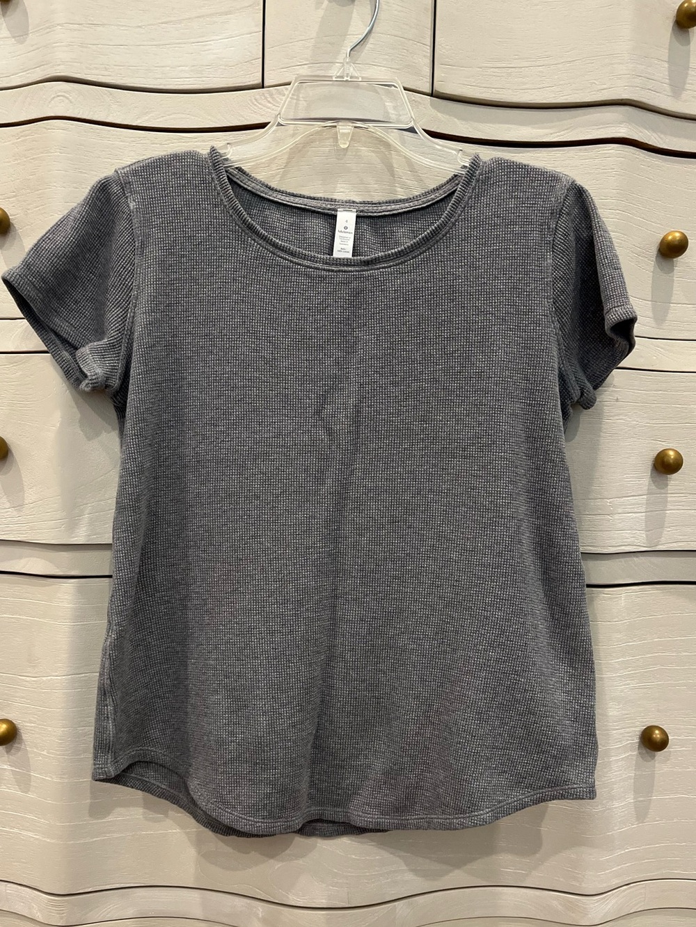 Lululemon Waffle Love Tee Size 4 - Picture 2 of 5